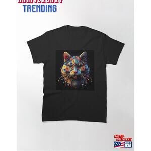Cat Colorful 722 Classic Tshirt